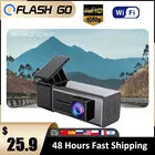 Автомобильный видеорегистратор, Wi-Fi, 1080P, с приложением и голосовым уведомлением на английском языке