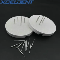 dental lab honeycomb round firing trays with metal pins for dental lab supplies