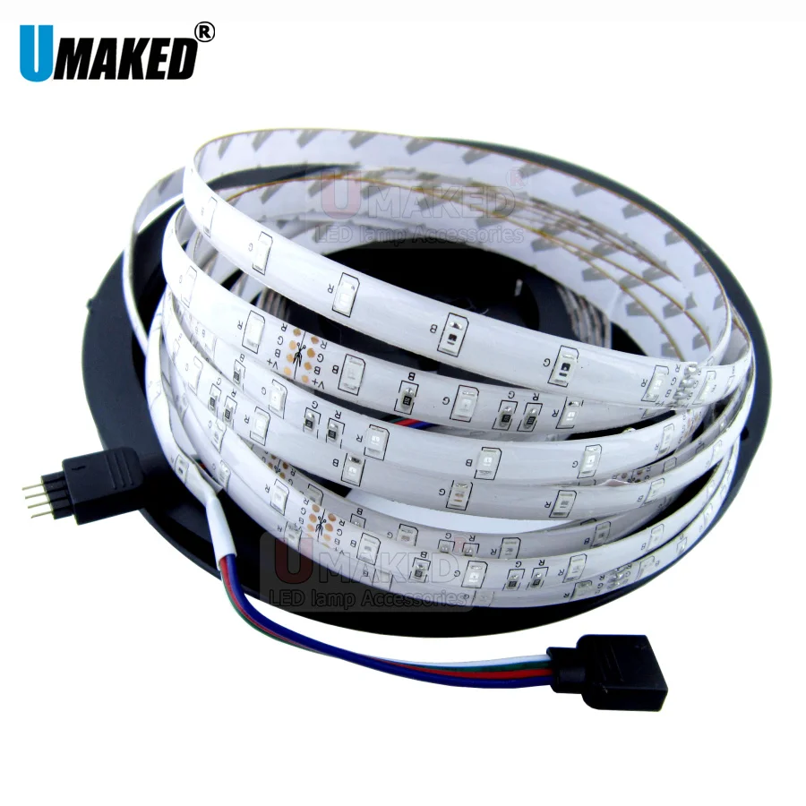 

Waterproof LED Strip 3528 SMD DC12V 5M 300led led flexible ribbon tape light White/Warm White/ Blue/Red/RGB decoration free ship