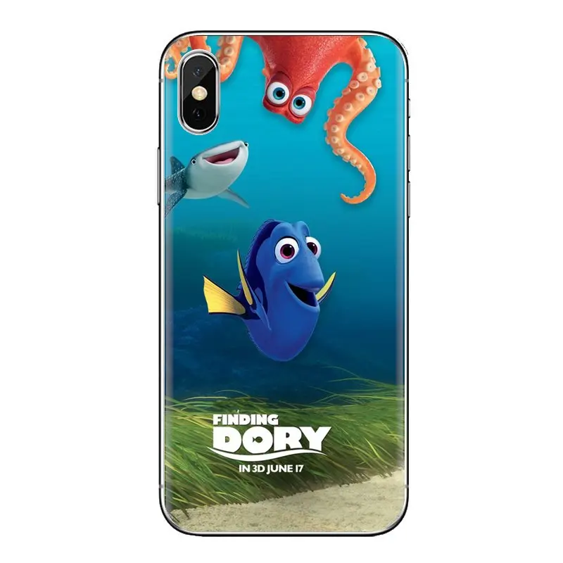 For iPod Touch Apple iPhone 4 4S 5 5S SE 5C 6 6S 7 8 X XR XS Plus MAX Transparent TPU Cases Covers movie Finding Oscar wallpaper |