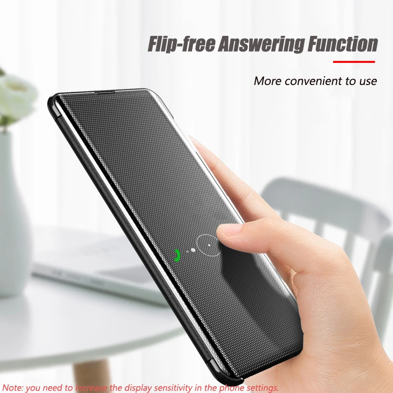 Smart Mirror Protective Filp Case For Samsung S10 5G S10E 10 9 8 Plus S7 Edge Note Pro J6 A6 A70 A50 A40 A30 Cover |