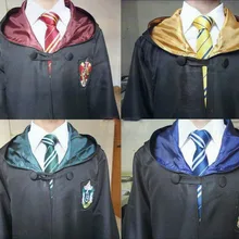 Halloween Costume For Children Girl Men Women Slytherin Robe Cloak Wizard Magic School Uniform Granger Cosplay