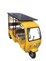 Top Sale Adult Electric Tricycle Vehicle Tuk Tuk Car Mobility Scooter For 6-7 Passenger With Solar Panel Free Shipping