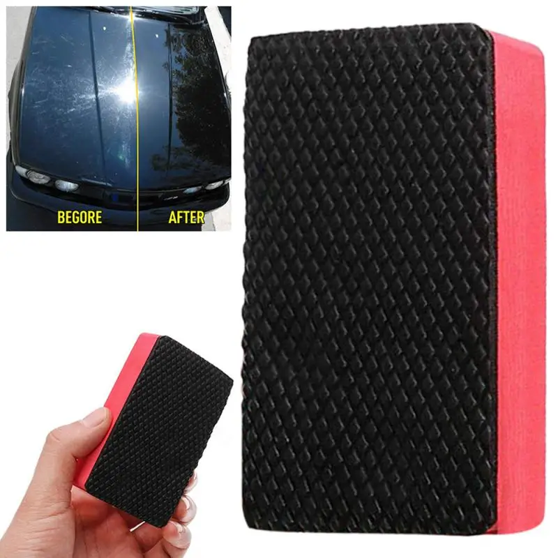 

1Pcs Magic Clay Sponge Bar Car Pad Block Cleaning Eraser Wax Polish Pad Tool For Car Care Cleaning Supplies