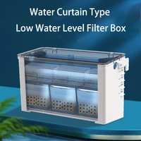 aquarium filter boxrid assemble turtle fish tank internal hang on filter accessories mute trickle waterfall nitrobacteria