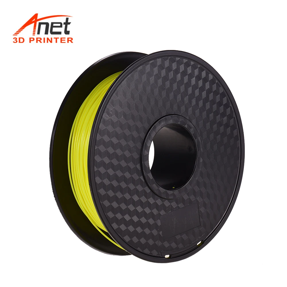 Anet 1,75 мм 3D печать PLA нити трехмерная точность ±0. 02 мм не забивающиеся нити Printing1KG катушка для 3D принтеров