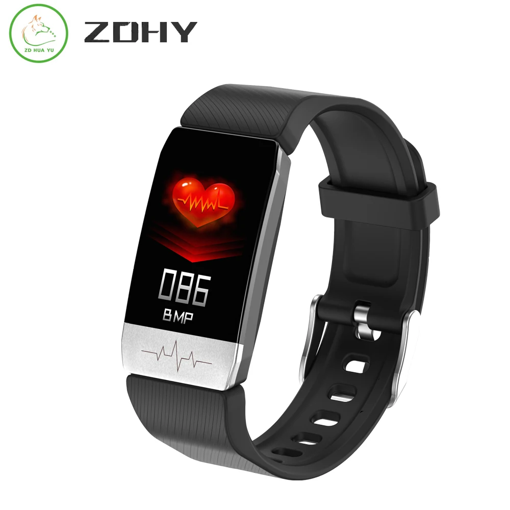 Смарт часы T1S для мужчин и женщин ремешок измерения температуры артериального