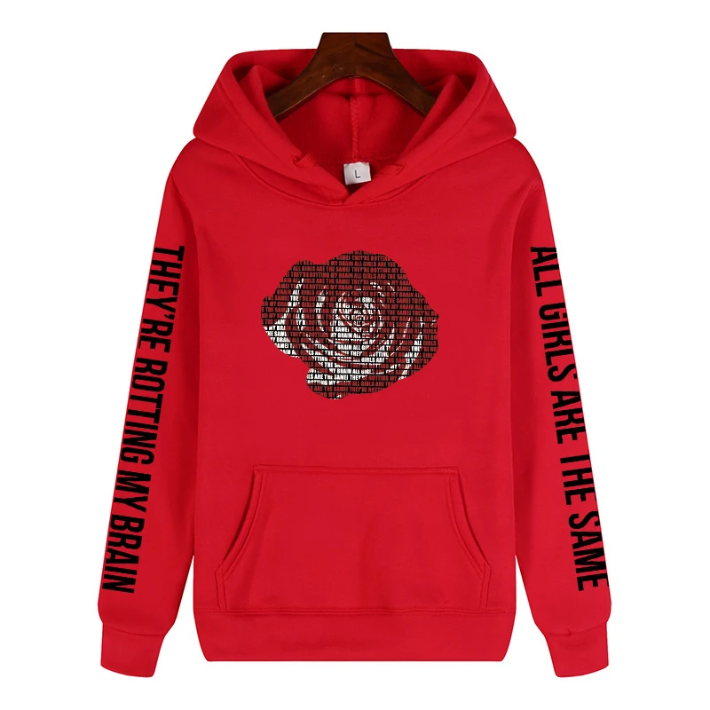 

2020 autumn and winter new men hoodie men/women street casual sports pullover Harajuku flower letter printing fashion sportswear