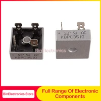 2pcslot kbpc3510 35a 1000v dip diode bridge rectifier single phase rectifier bridge accessories for cnc machinery