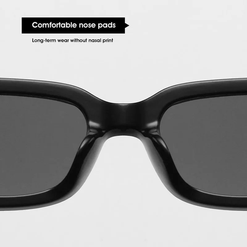 

Small Rectangle Women's Sunglasses Square Vintage Brand Designer Sun Glasses Retro Shades For Female UV400 Fashion Eyewear