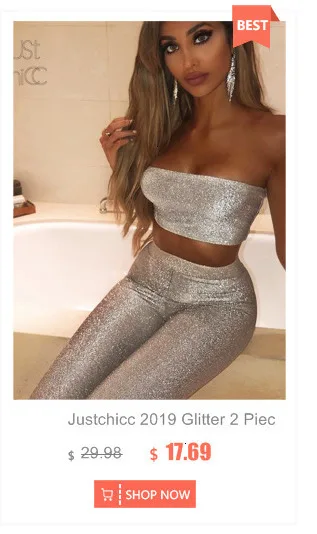 Justchicc, золотое, открытое, облегающее, Женский комплект 2 шт., с блестками, с длинным рукавом, сексуальные, Клубные, вечерние, мини, комплект из двух частей, бандажная юбка, набор