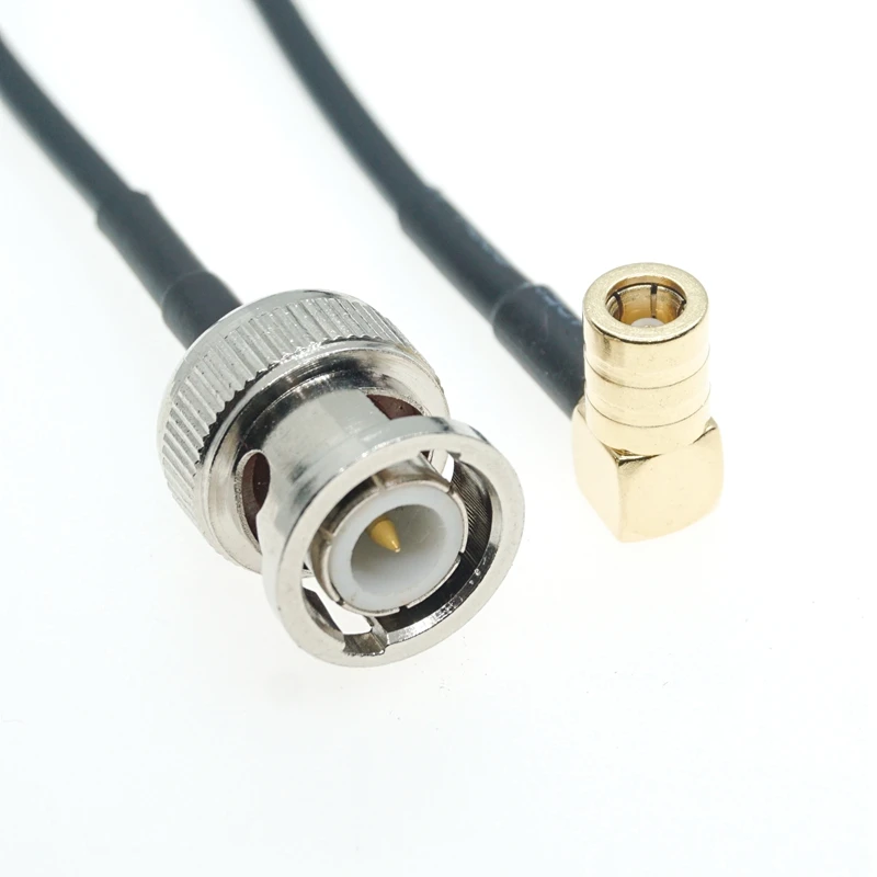 

BNC Male to SMB Female Right angle connector Coax RF Pigtail FPV Jumper Cable RG174