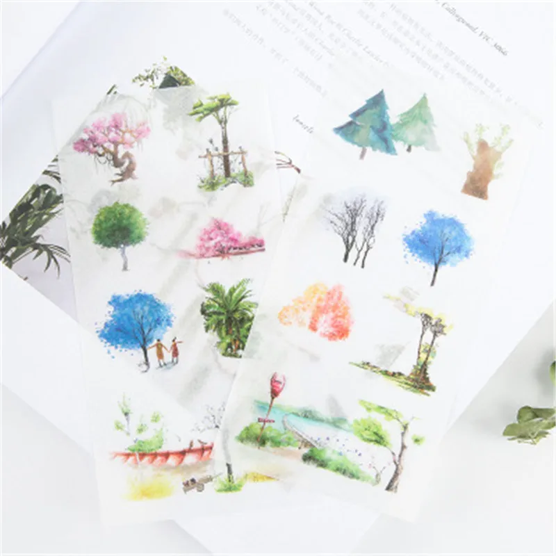 6 цветов Мультяшные наклейки с надписью Meet The Spring детские игрушки Набор Аниме