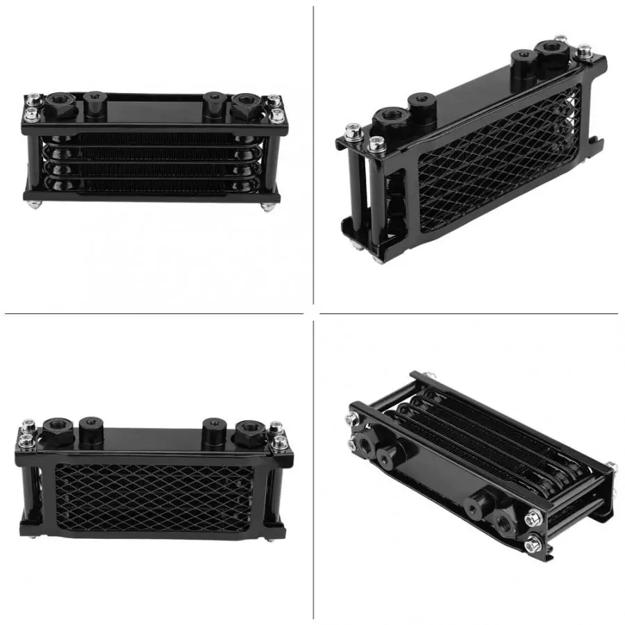 Motorcycle Engine Oil Cooler Cooling Radiator Kit for Honda MSX125 YG125 |
