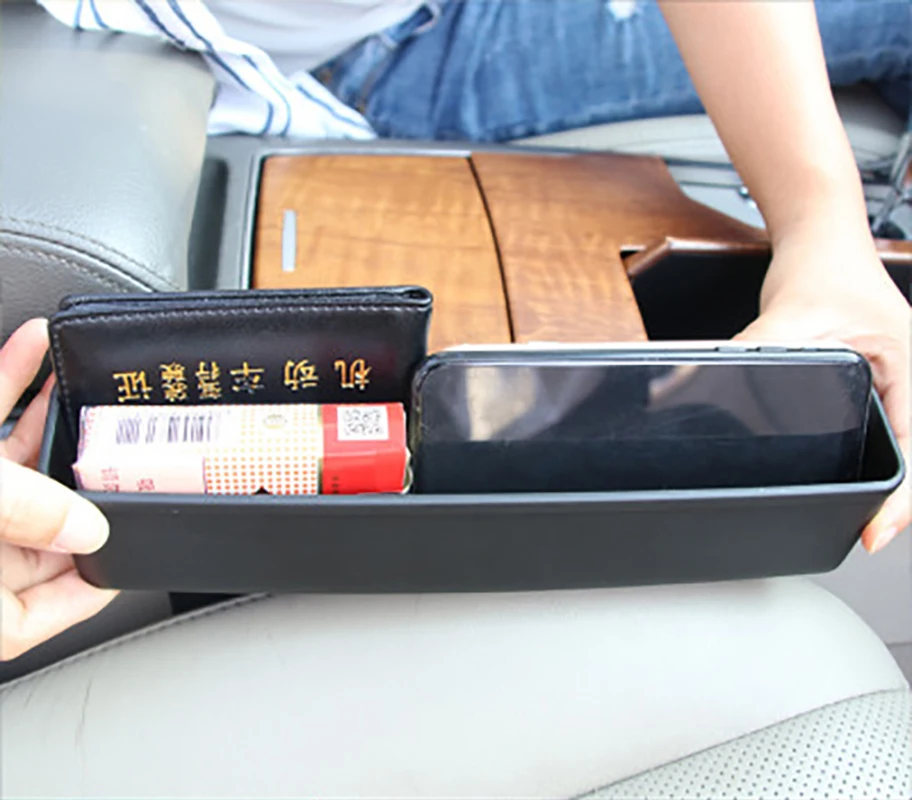

The New Universal Auto Car Seat Crevice Plastic Storage Box Cup Phone Holder Organizer Reserved design Accessories Pocket