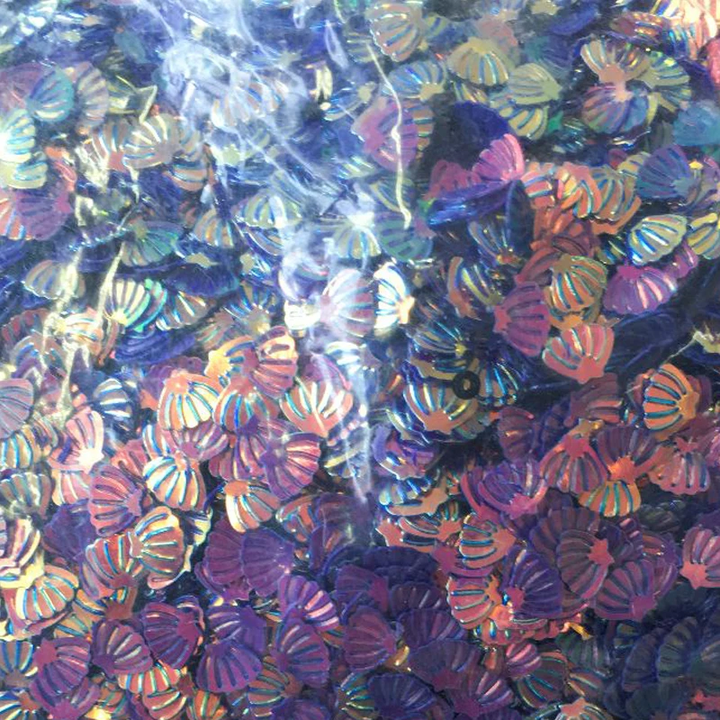 

1 Jar Sea Shell Sequins 7mm PVC Glitter Flakes For Nail Art Polish DIY Paillette Sewing Wedding Decor Confetti Loose Sequins