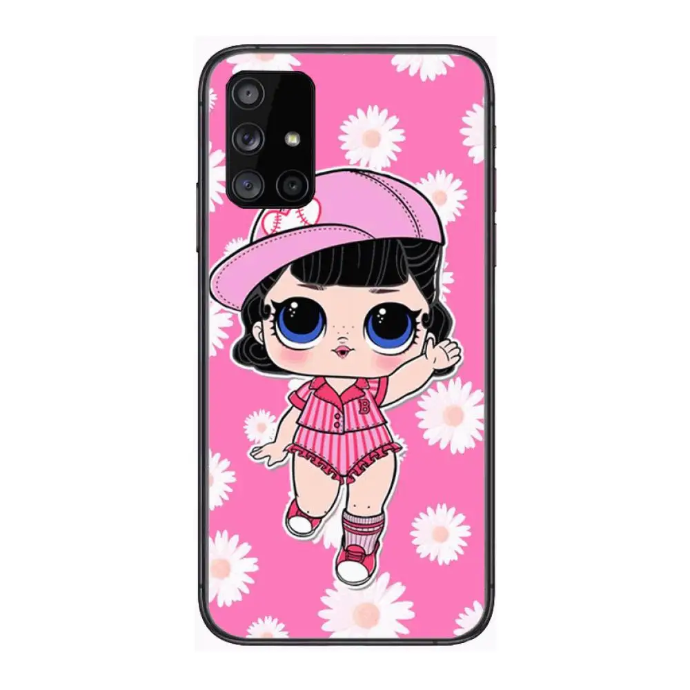

lol boneca bonito menina Phone Case Hull For Samsung Galaxy A 90 50 51 20 71 70 40 30 10 80 E 5G S Black Shell Art Cell Cover