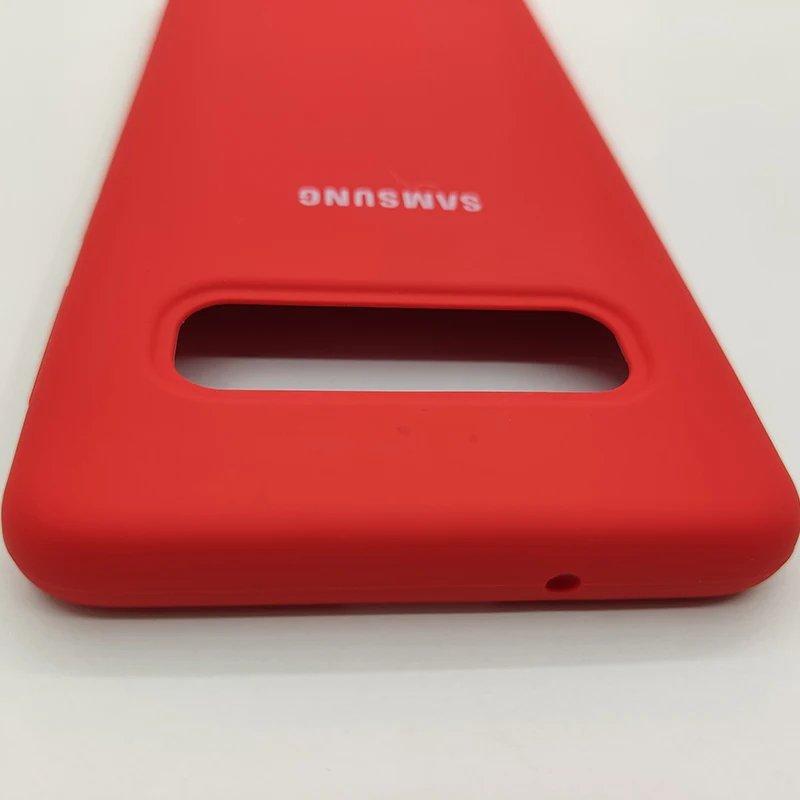 Samsung Galaxy S10 S9 S8 Plus жидкий силиконовый чехол шелковистый мягкий на ощупь для