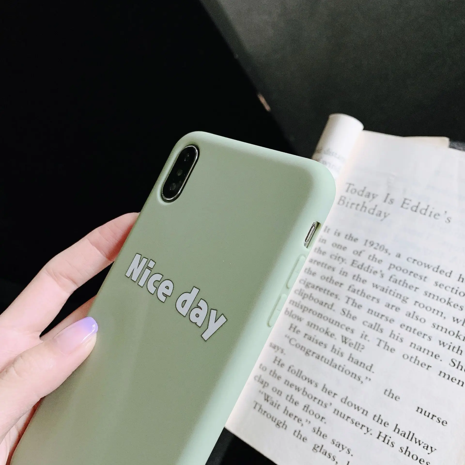 Heyytle Мягкий ТПУ чехол с буквами и цветами для iPhone 7 8 Plus XS Max XR X 6 S ультра тонкий