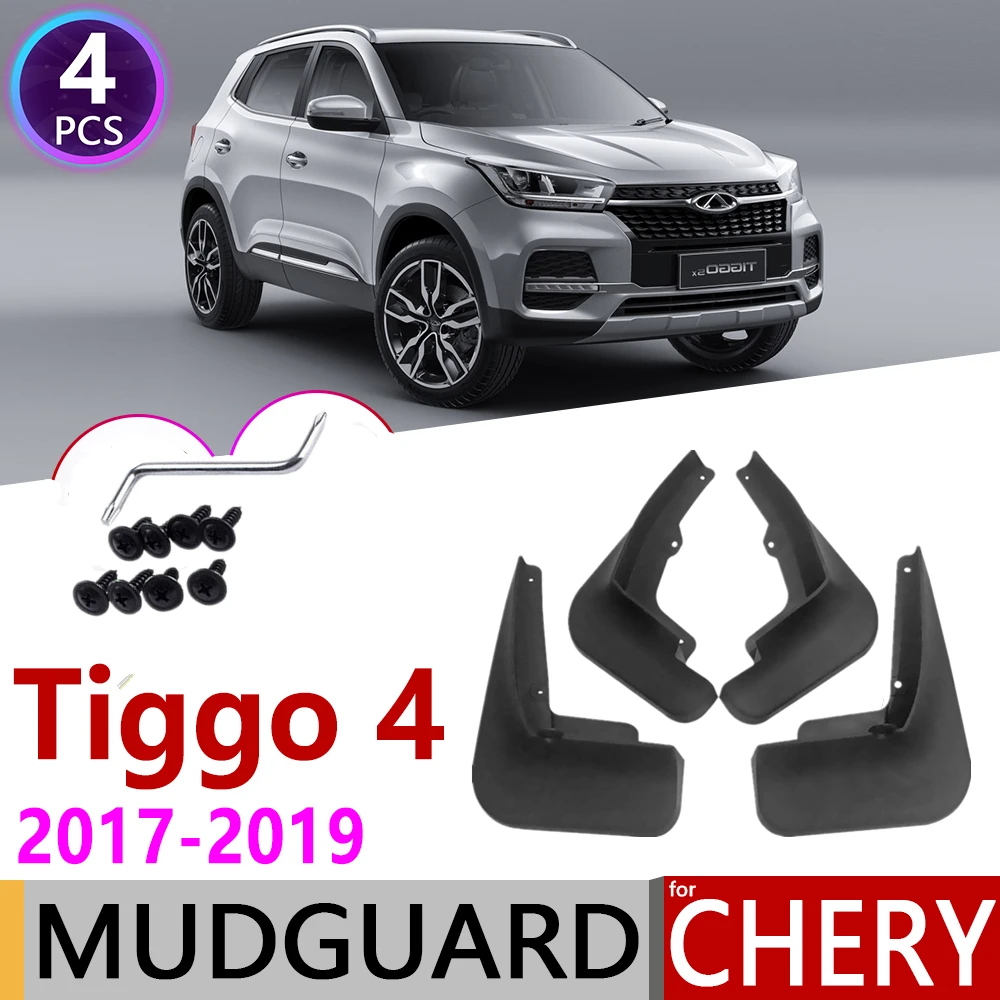 4 шт. для Chery Tiggo Tiggo4 5X 2017 2018 2019 брызговики передних и задних автомобилей