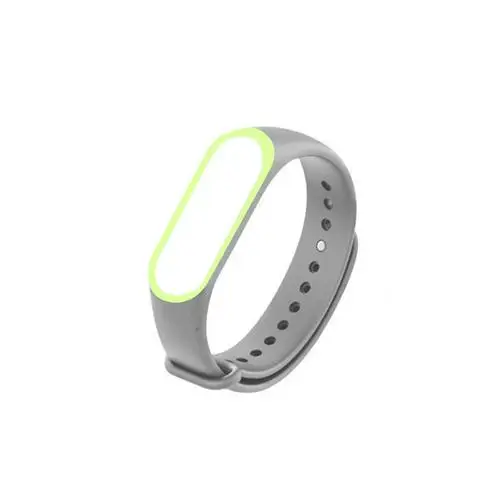 16 For Mi Band 4 Strap Wrist Strap for Xiaomi Miband 4 Dual Color Silicone for Watch Accessories for Sport Replacement Strap - Цвет: 16