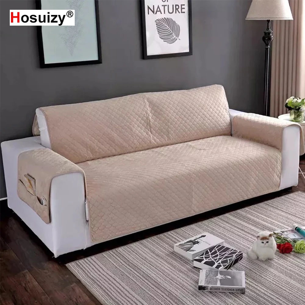 Защитный чехол для дивана домашних животных с сумкой хранения мягкий короткий