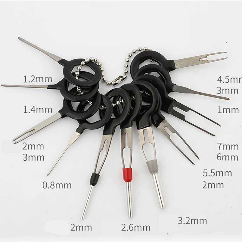 

Connector Terminal Removal set Single/double Pin Extractor Puller 14pcs