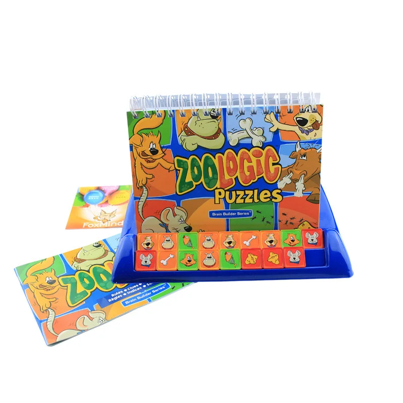 

Foxmind animal and square table games children's puzzle stem logical thinking training toy concentration