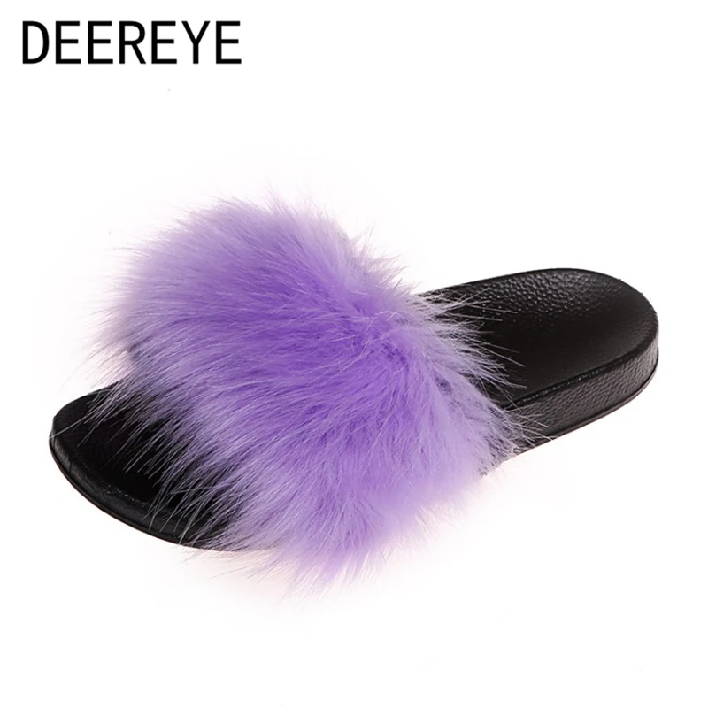 

Designer Soft Fluffy Serie Slippers Womens Flip With Fur Beach Slides Bottom Outdoor Summer Flat Sexy Luxury Slip On Sandal Shoe