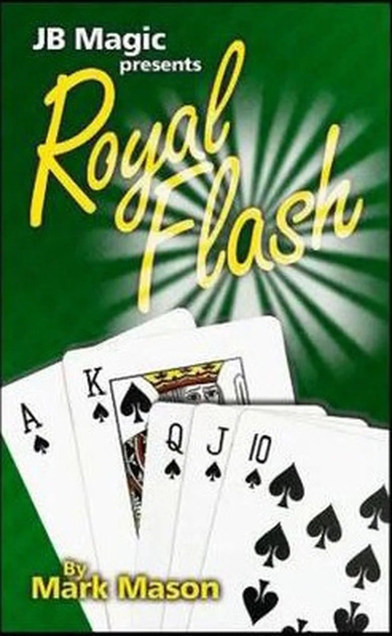 Королевская вспышка марка Мейсона и JB Magic (5 карт) Волшебные трюки качающиеся