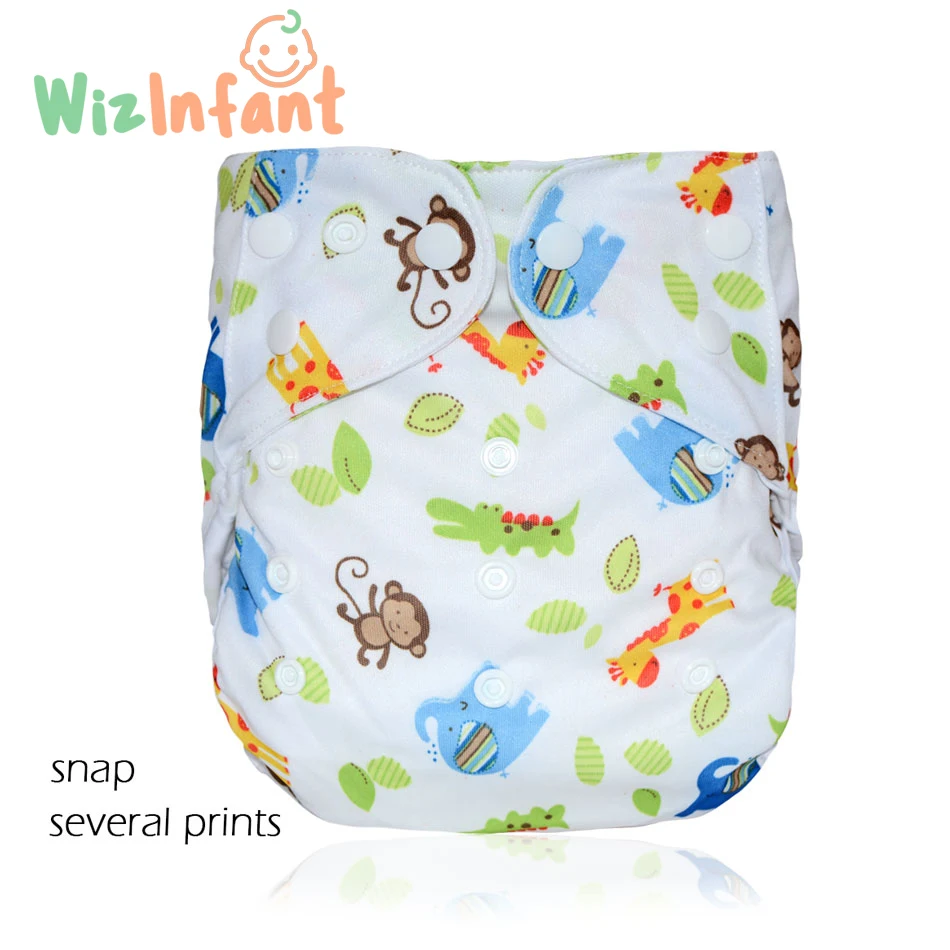 WizInfant OS Cloth Diaper CoverForBaby With Or Without Bamboo Insert S M and L Adjustable Fits 5-15kg Baby | Мать и ребенок