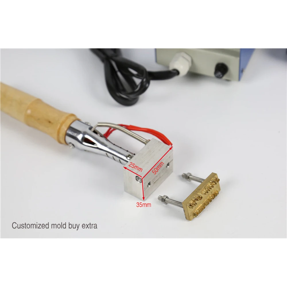 Электрический паяльник S3550 RCIDOS машина для горячего тиснения фольгой брендинга