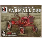 MCCORMICK FARMALL CUB жестяной знак
