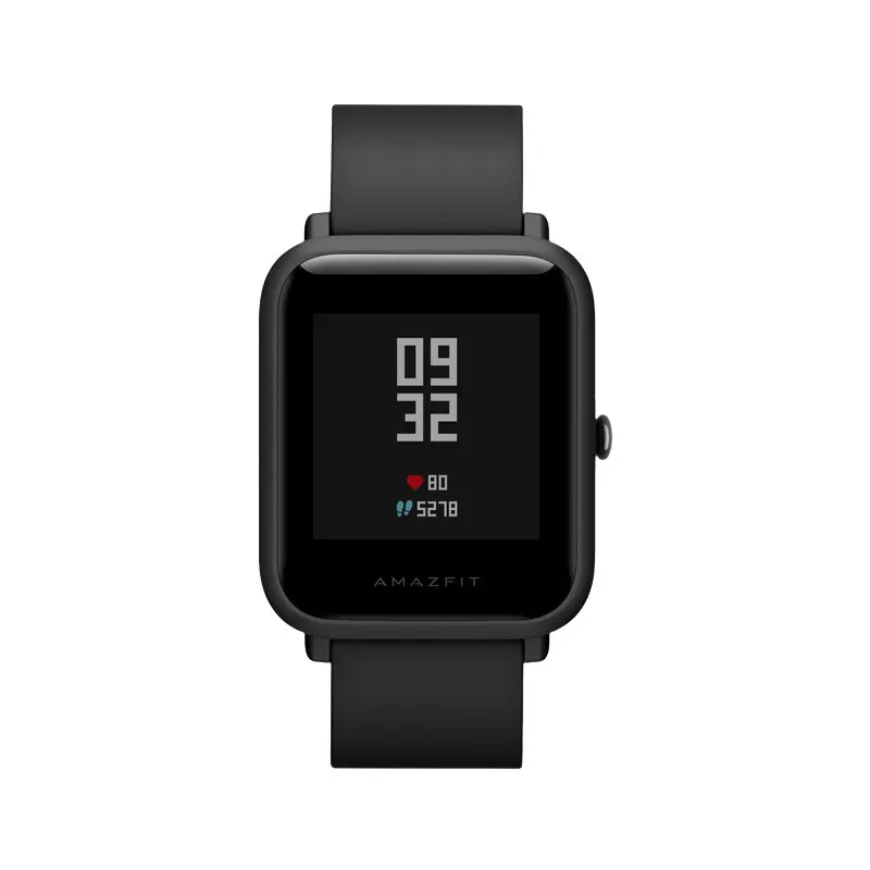Black Глобальная версия Xiaomi Huami Amazfit Bip Lite Смарт-часы легкие умные часы с 45 дней в режиме ожидания gps - Цвет: Black