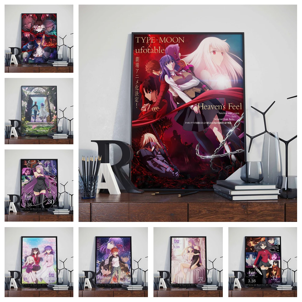 

Японское аниме Fate/stay night [Heaven's Feel] III. Картина из весенней песни, качественная Картина на холсте, Постер для детской комнаты, искусство, домашний Настенный декор