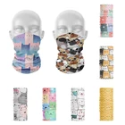 Мини головной платок с многослойным 3D принтом Женский Осенний шарф-кольцо Милые Животные Кошки Собаки розовая мягкая эластичная бандана полотенце для рук