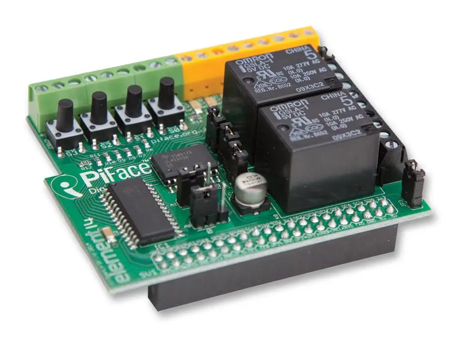Цифровая 2 дочерняя плата PIFACE PiFace DIGITAL для моделей Raspberry Pi A/B реле переключатели