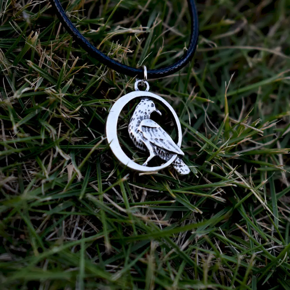 1 шт. Celtics raven necklace ювелирное украшения с вороном|Ожерелья подвеской| |