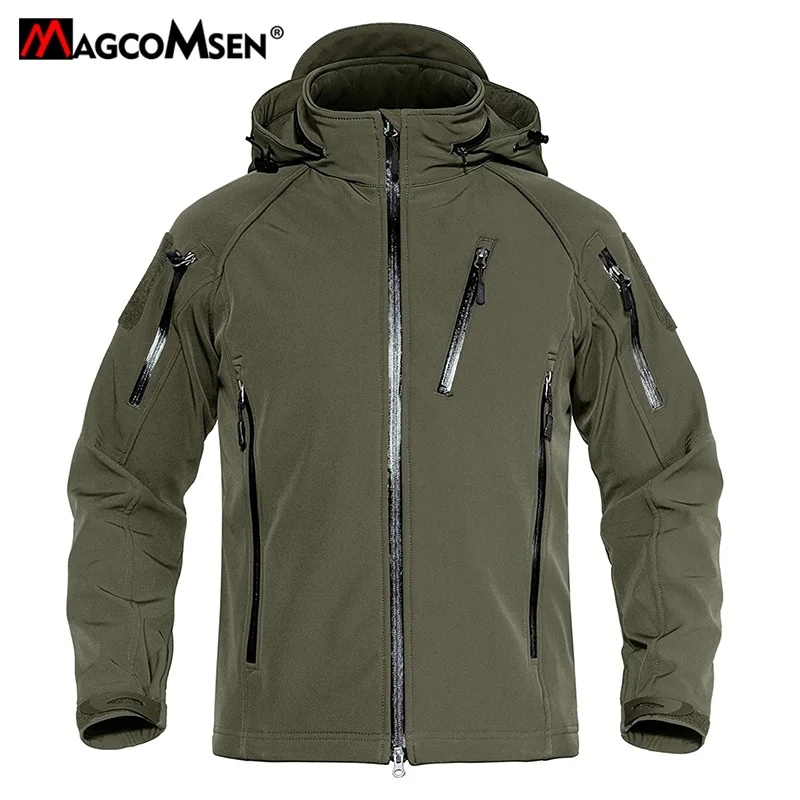 Куртка MAGCOMSEN Мужская для страйкбола и софтшелла тактическая ветрозащитная