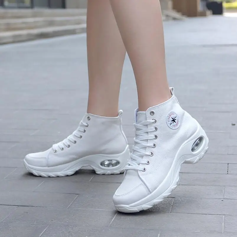 

Кеды женские с вулканизированной подошвой, холщовые кроссовки, повседневная обувь на платформе, большой размер, весна 2021