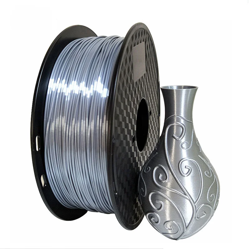 Шелковая нить PLA 1 75 мм кг 3D Принтер Нити шелковистый блеск Ручка печатные