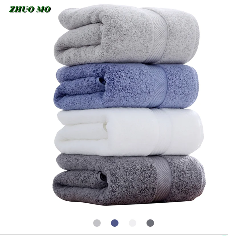 80*160cm Thick Luxury Egyptian Cotton Bath Towel Eco-friendly Beach Terry Beach Towel For Adults Serviette De Bain