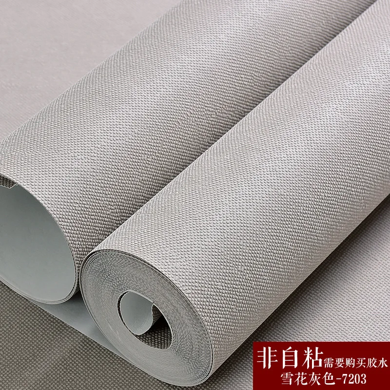 

Современные Плотные однотонные льняные обои в скандинавском стиле с узором в виде снежинок, нетканые обои для гостиной, спальни