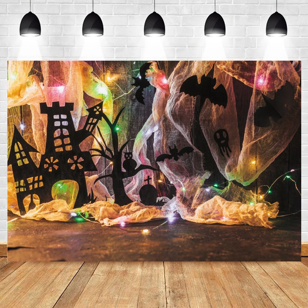 

Yeele Halloween Backdrop Photocall Interior Baby Birthday Portrait Glitter Dots Photography Background Photo Studio Photographic