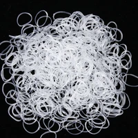 600 pcspack transparent rubber bands strong elastic rubber bands hair ropes ties gel pen sticker stationery office supplies