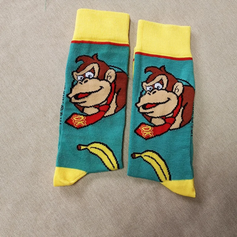 Игровой супер носки для девочек уличная Косплэй хлопок комиксов Для женщин