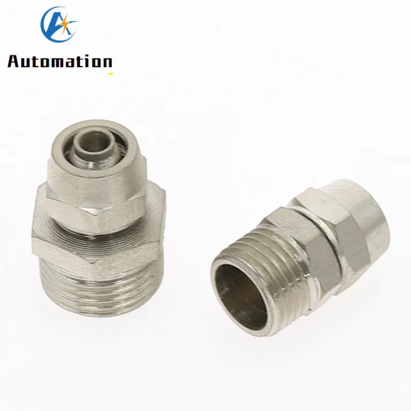 Пневматические фиттинги для ПК 4 M5 6 8 10 12 14 16 мм резьба 1/8 3/8 1/2 &quot1/4&quot BSP