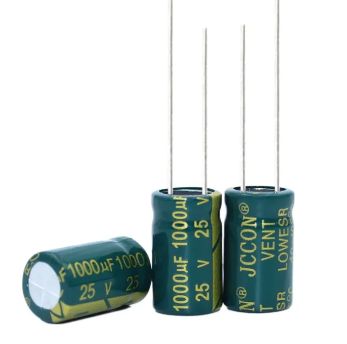 

10PCS Higt quality 25V1000UF 10*17mm 1000UF 25V 17*10 Electrolytic capacitor