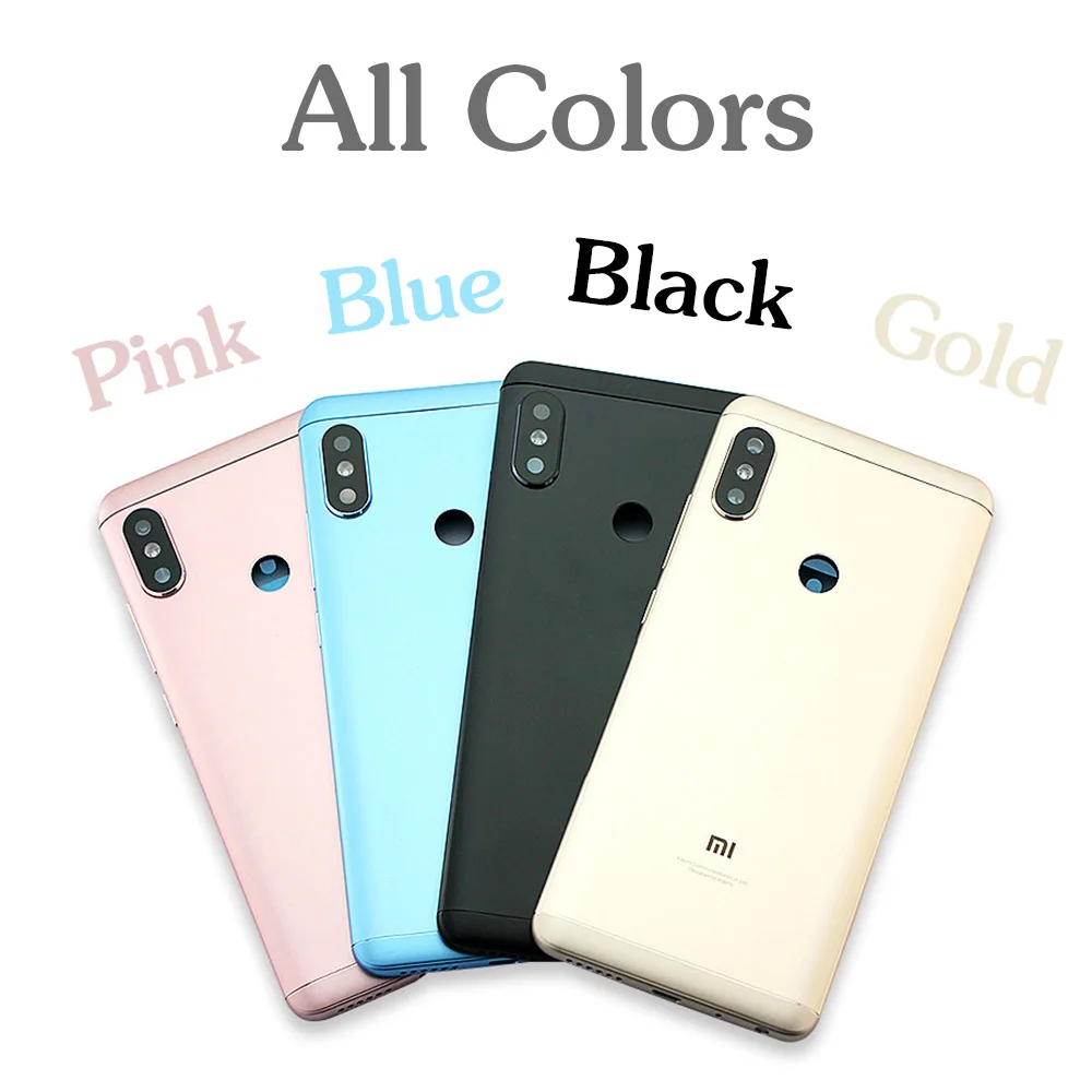 OEM для Xiaomi Redmi Note 5 крышка батареи задняя дверь корпус Redmi note 5 Pro+ объектив камеры и боковые клавиши кнопки Замена