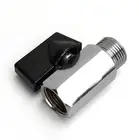 Мини латунный шаровой кран с резьбой, 18 дюйма, 14 дюйма, 38 дюйма, 12 дюйма